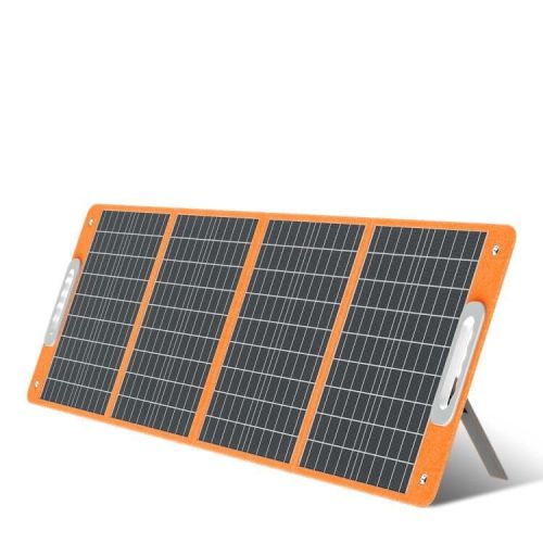 100W 18V Portable Solar Panel; Flashfish Foldable Solar Charger with 5V USB 18V DC Output Type-C Output Compatible with Portable Generator; Smartph 100W 18V Portable Solar Panel; Flashfish Foldable Solar Charger with 5V USB 18V DC Output Type-C Output Compatible with Portable Generator; Smartph