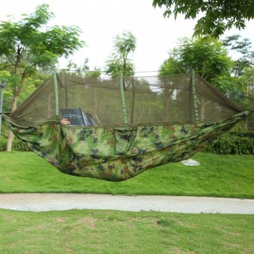 Camping Hammock, Portable Double Hammock with Net Camping Hammock, Portable Double Hammock with Net